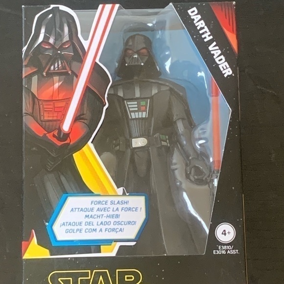 𝅺DISNEY Hasbro Star Wars Darth‎ Vader Action Figure NEW IN BOX. - Picture 1 of 3